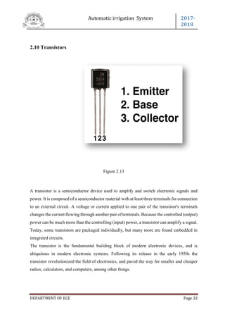 Automatic irrigation system by using 89s52 | PDF