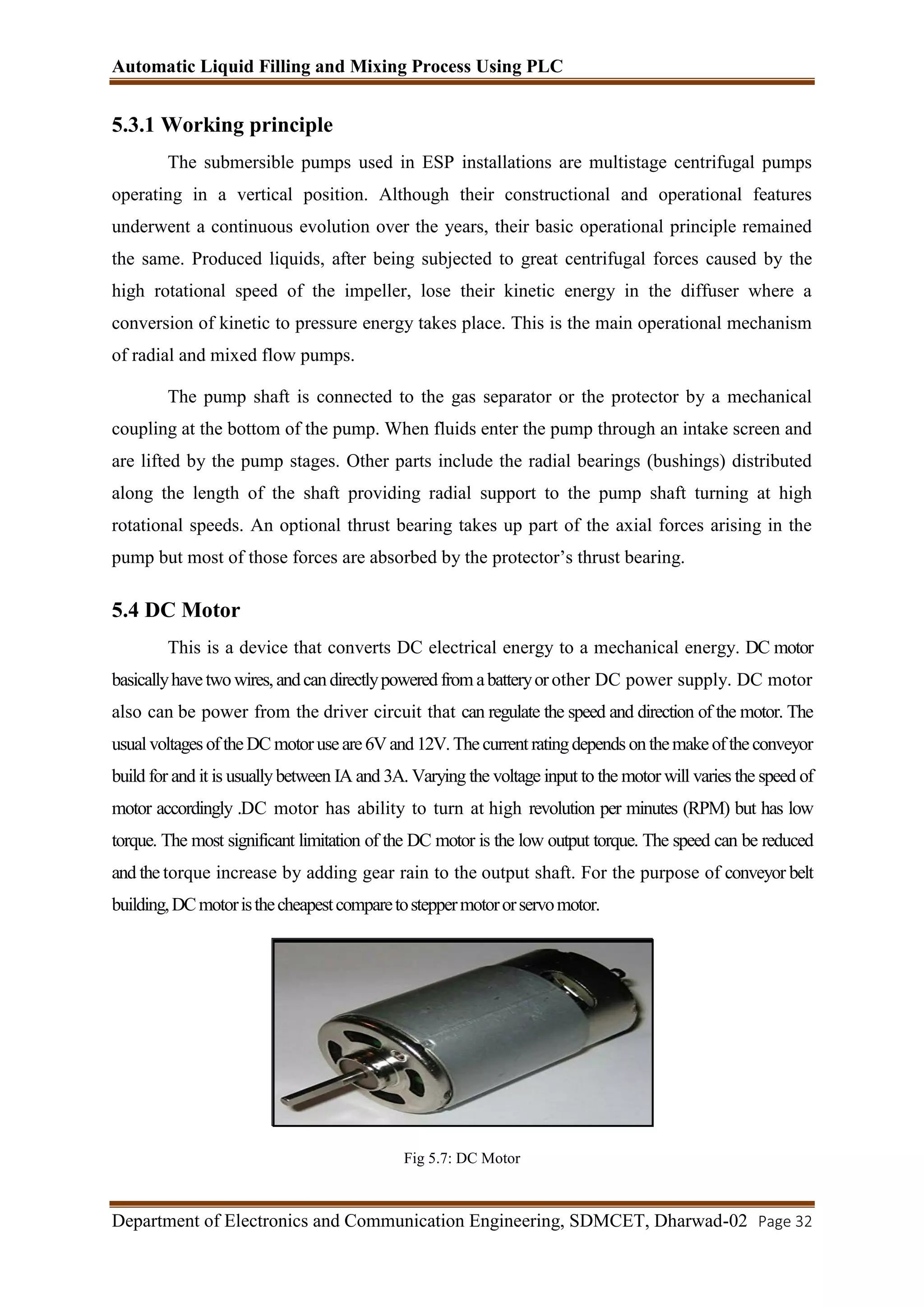 Automatic liquid filling and mixing process using PLC | PDF