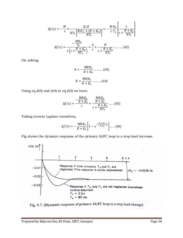 Automatic load frequency control