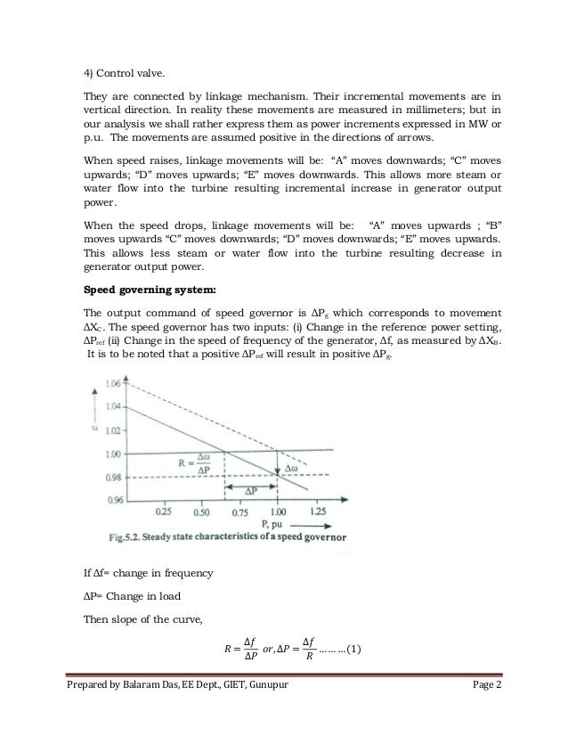 Automatic load frequency control