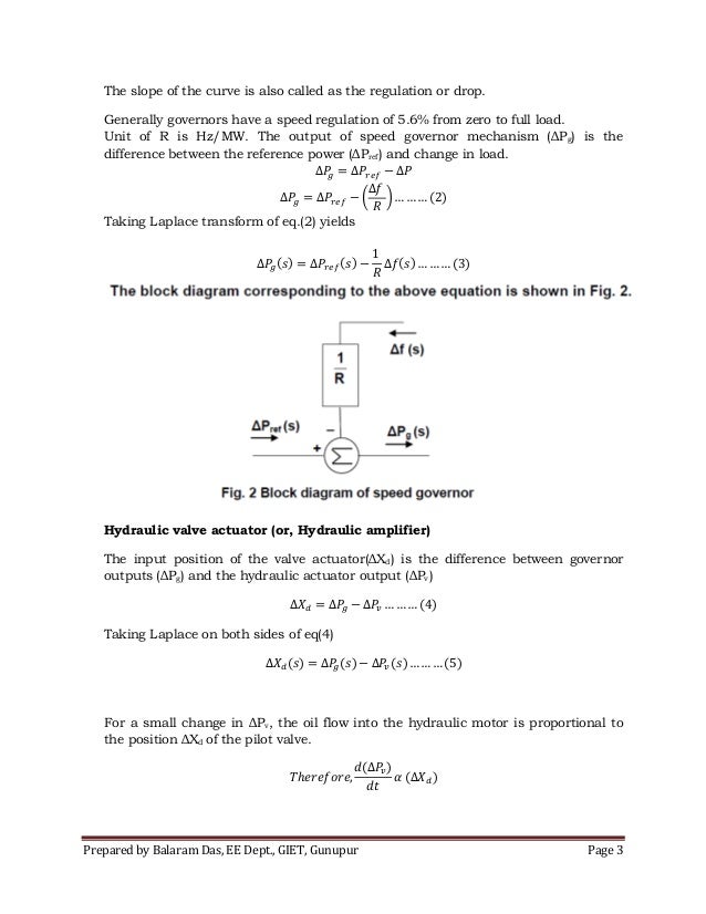 Automatic load frequency control