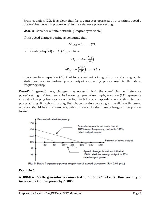 Automatic load frequency control