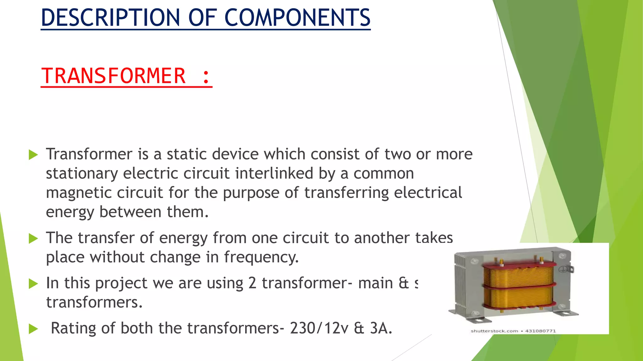 Automatic load sharing of transformer using microcontroller | PPTX