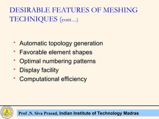 Automatic Mesh Generation Techniques in Finite Element Analysis by Prof ...