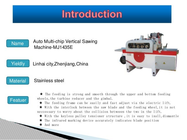 Woodworking Machinery