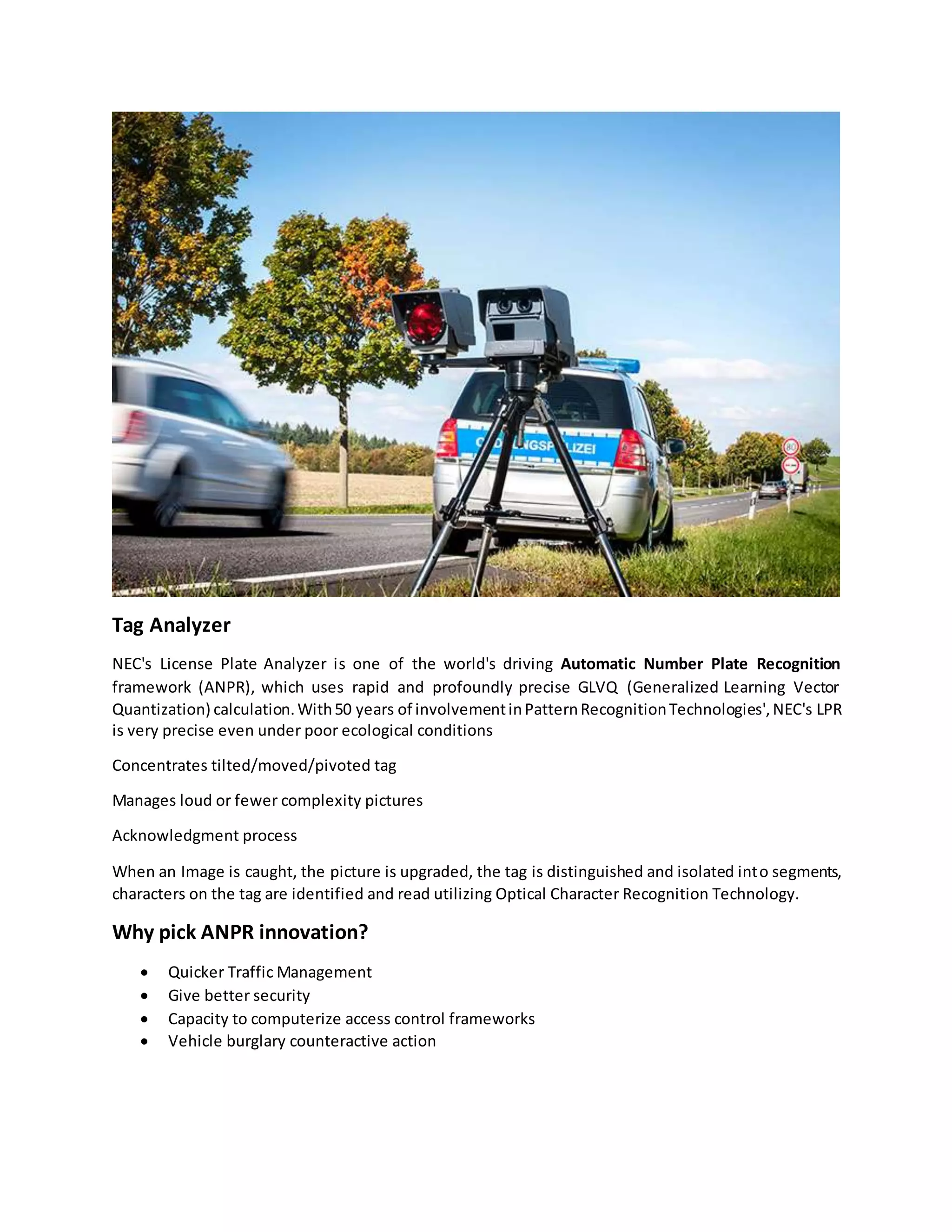 Automatic number plate recognition | PDF