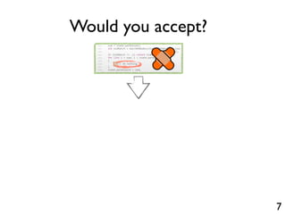 7
1500 num = state.parenCount;
1501 int kidMatch = matchRENodes(state, (RENode)ren.kid,
1502 stop, index);
1503 if (kidMatch != 1) return kidMatch;
1504 for (int i = num; i < state.parenCount; i++)
1505 state.parens[i].length = 0;
1506 state.parenCount = num;
1500 num = state.parenCount;
1501 int kidMatch = matchRENodes(state, (RENode)ren.kid,
1502 stop, index);
1503 if (kidMatch != 1) return kidMatch;
1504 for (int i = num; i < state.parenCount; i++)
1505 {
1506 // do nothing.
1507 }
1508 state.parenCount = num;
Would you accept?
 