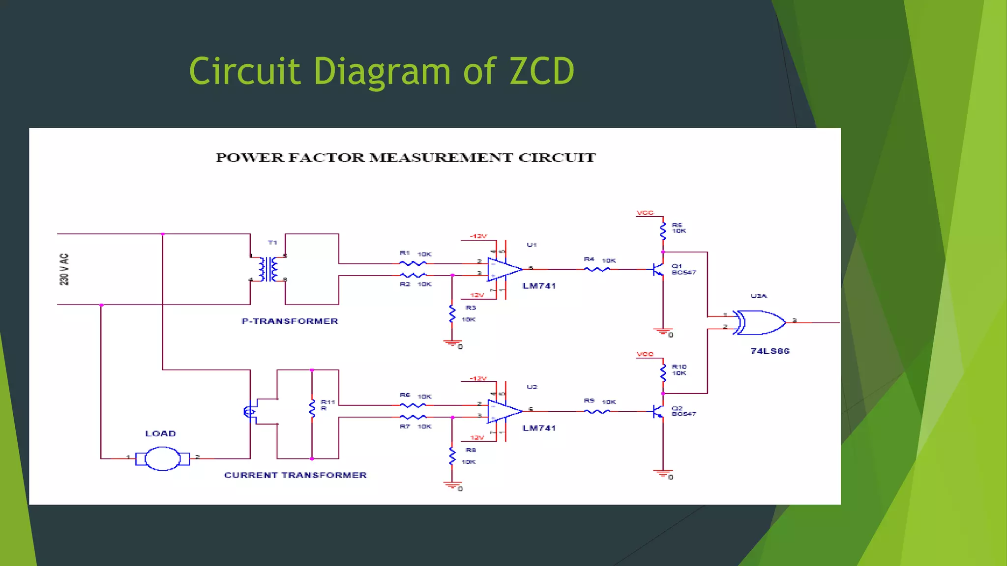 Circuit Diagram of ZCD
 