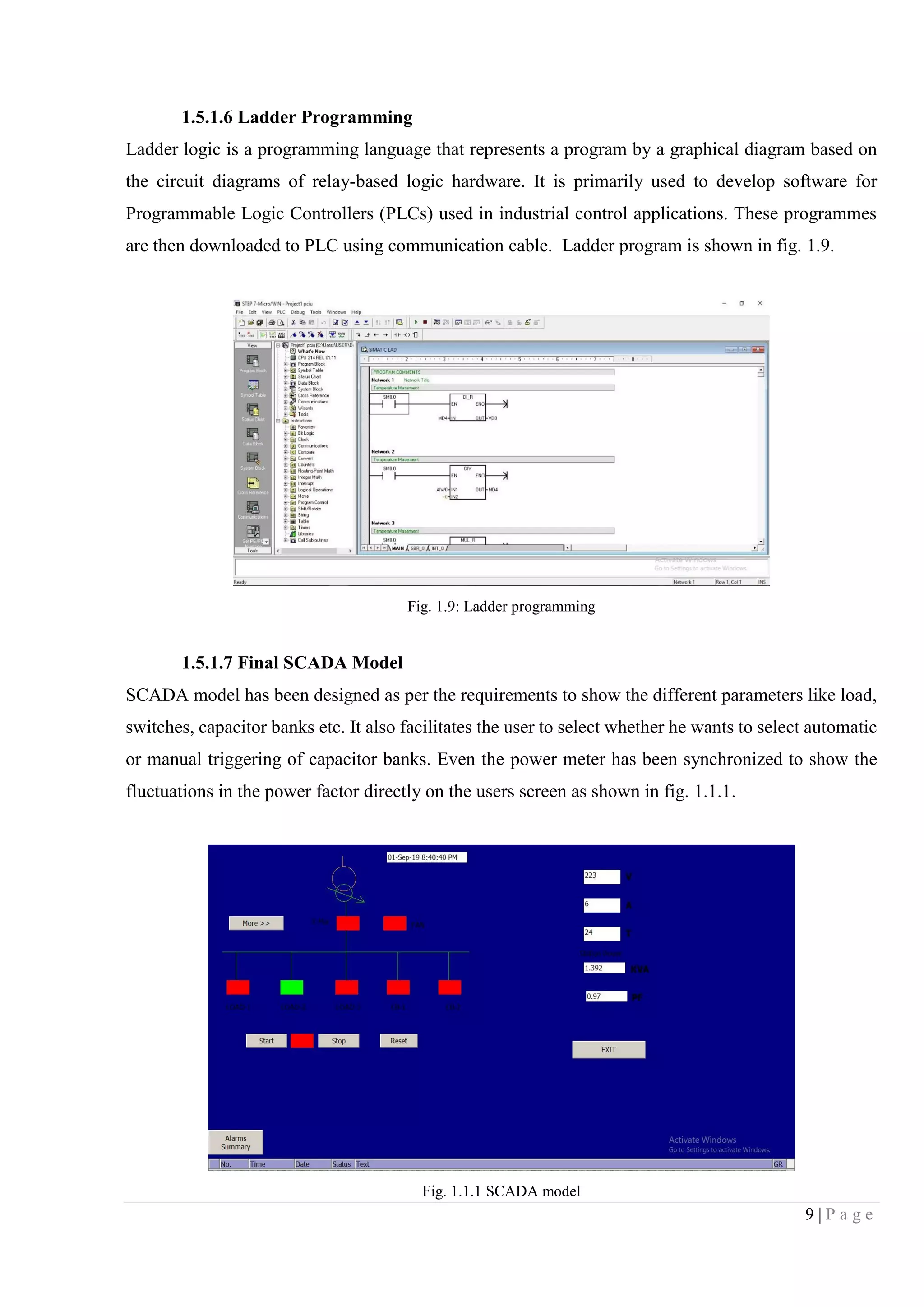Automatic power factor_improvement_and_monitoring_by_using_plc[1] | PDF