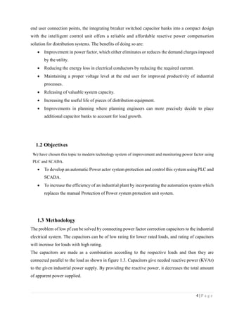 Automatic power factor_improvement_and_monitoring_by_using_plc[1] | PDF