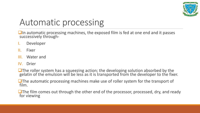 Automatic processing of X-ray film.pptx