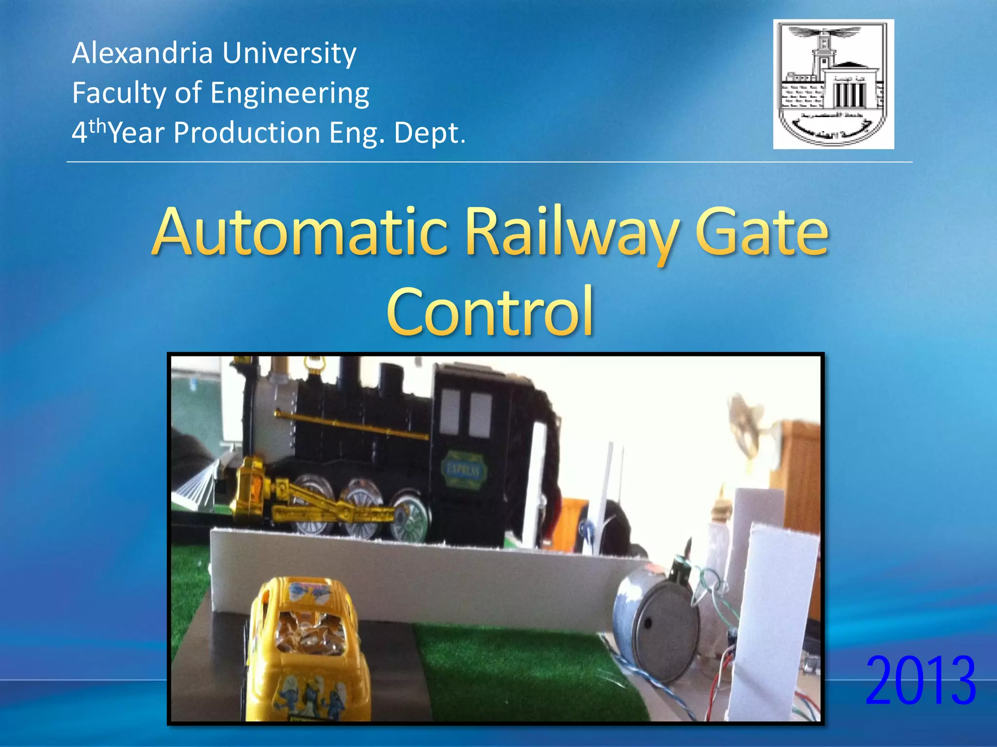 Automatic railway gate control PPT