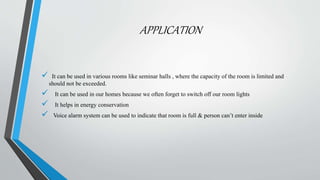 Automatic room light controller with bi directional visitor counter ...