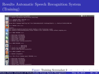 Automatic speech recognition system using deep learning | PDF