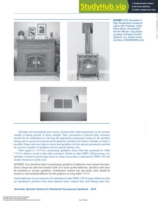 Automatic Sprinkler Systems For Residential Accupancies Handbook | PDF