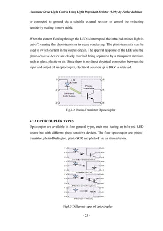 Automatic street light control using LDR. | PDF