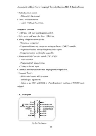 Automatic street light control using LDR. | PDF