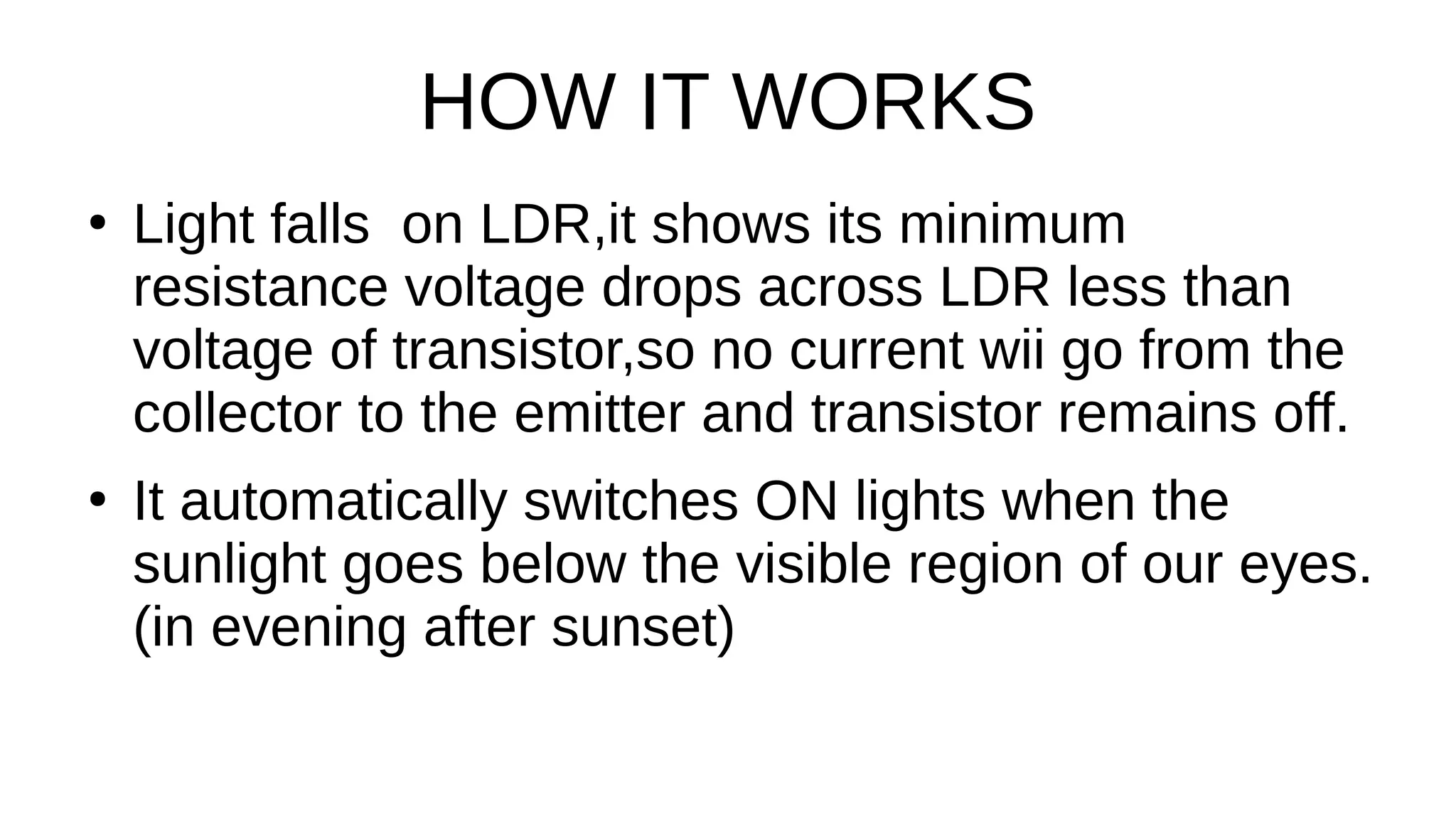 Automatic Street Light Pptpdf Pdf