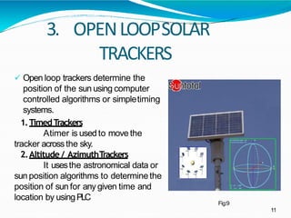 Automatic sun tracking system | PPTX