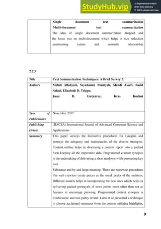 Automatic Text Summarization Using Natural Language Processing (1) | PDF
