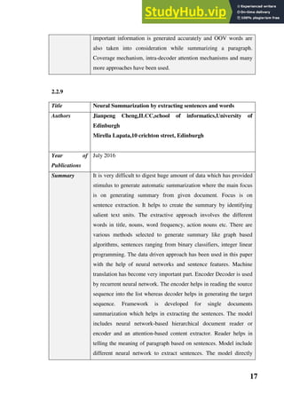 Automatic Text Summarization Using Natural Language Processing (1) | PDF