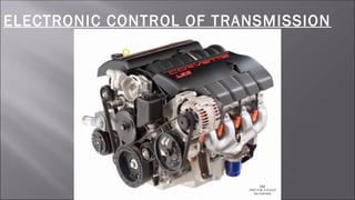 Control Auto Trans Example Automatic transmission | PPT