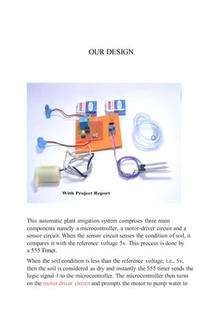 Automatic water irrigation system | PDF
