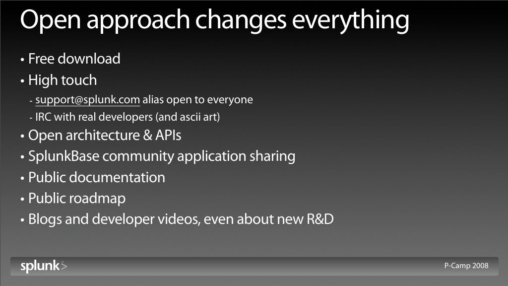Open approach changes everything