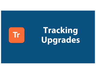 Tr
Tracking
Upgrades
 