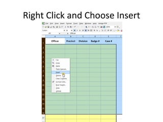 Automating data entry in excel | PPTX