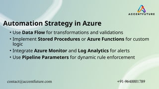 Automating Data Quality Checks in Azure Data Pipelines | PPTX