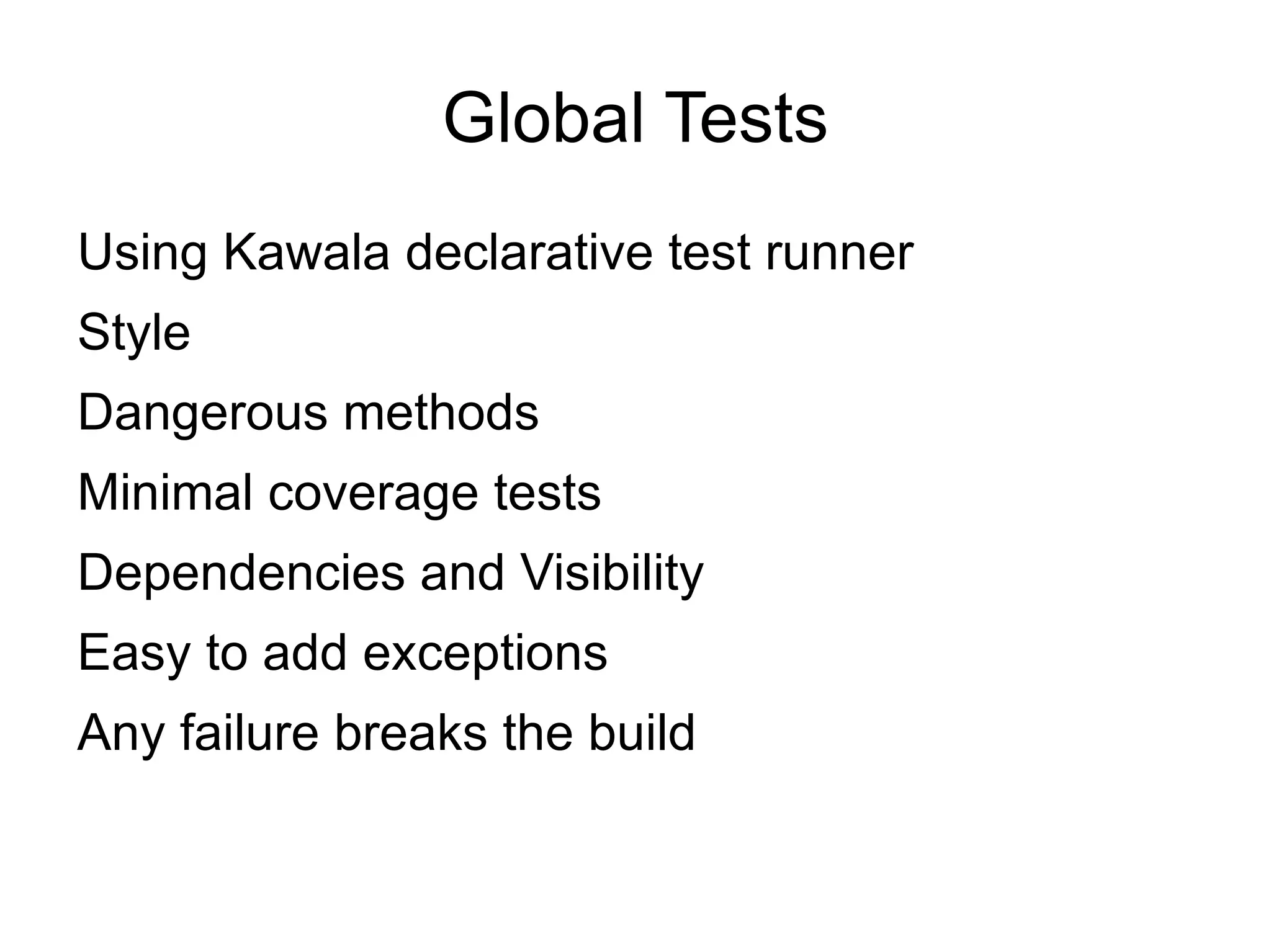 Integration tests 