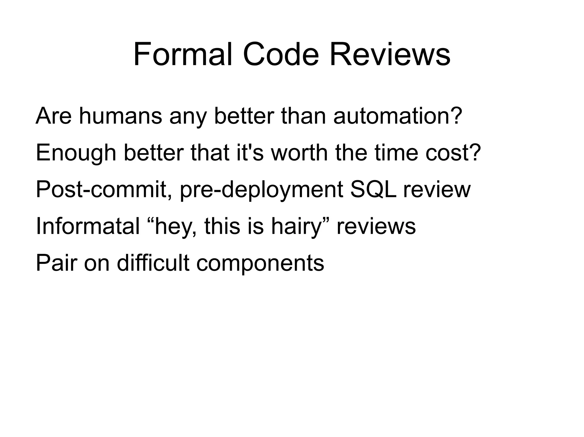 Minimal coverage tests 