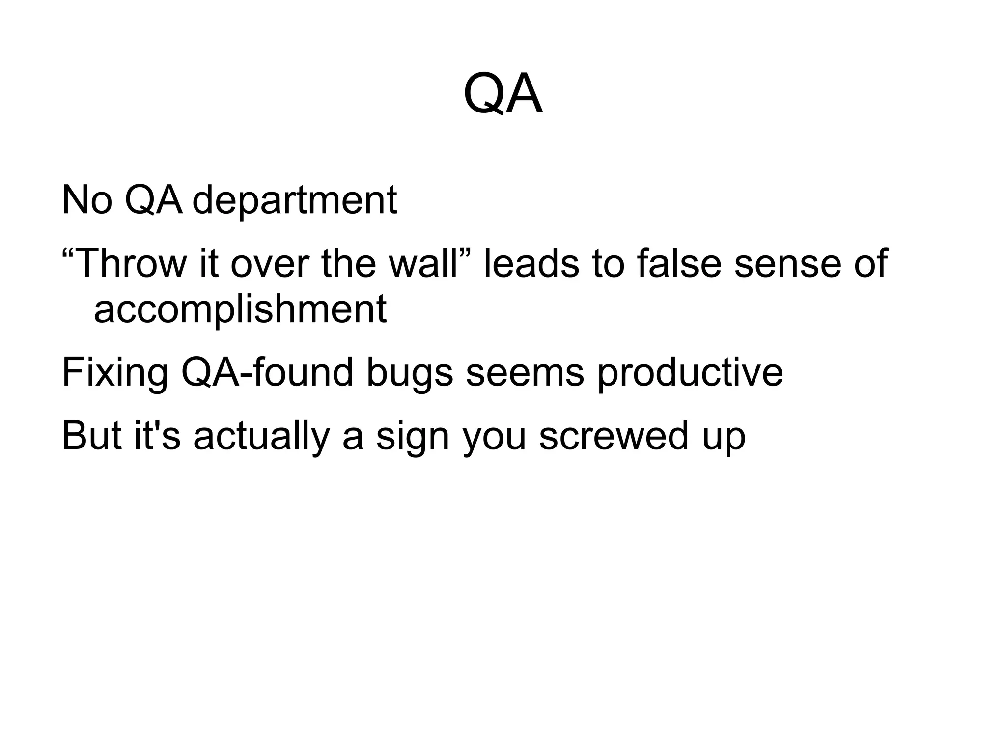 Any failure breaks the build 