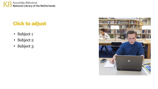 Click to adjust
• Subject 1
• Subject 2
• Subject 3
 