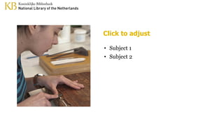 Click to adjust
• Subject 1
• Subject 2
 