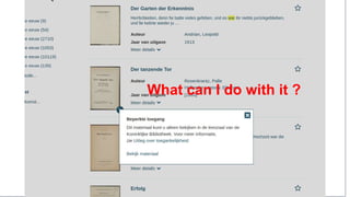 What can I do with it ?
 