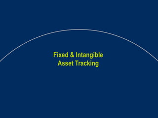 Fixed & Intangible Asset Tracking 