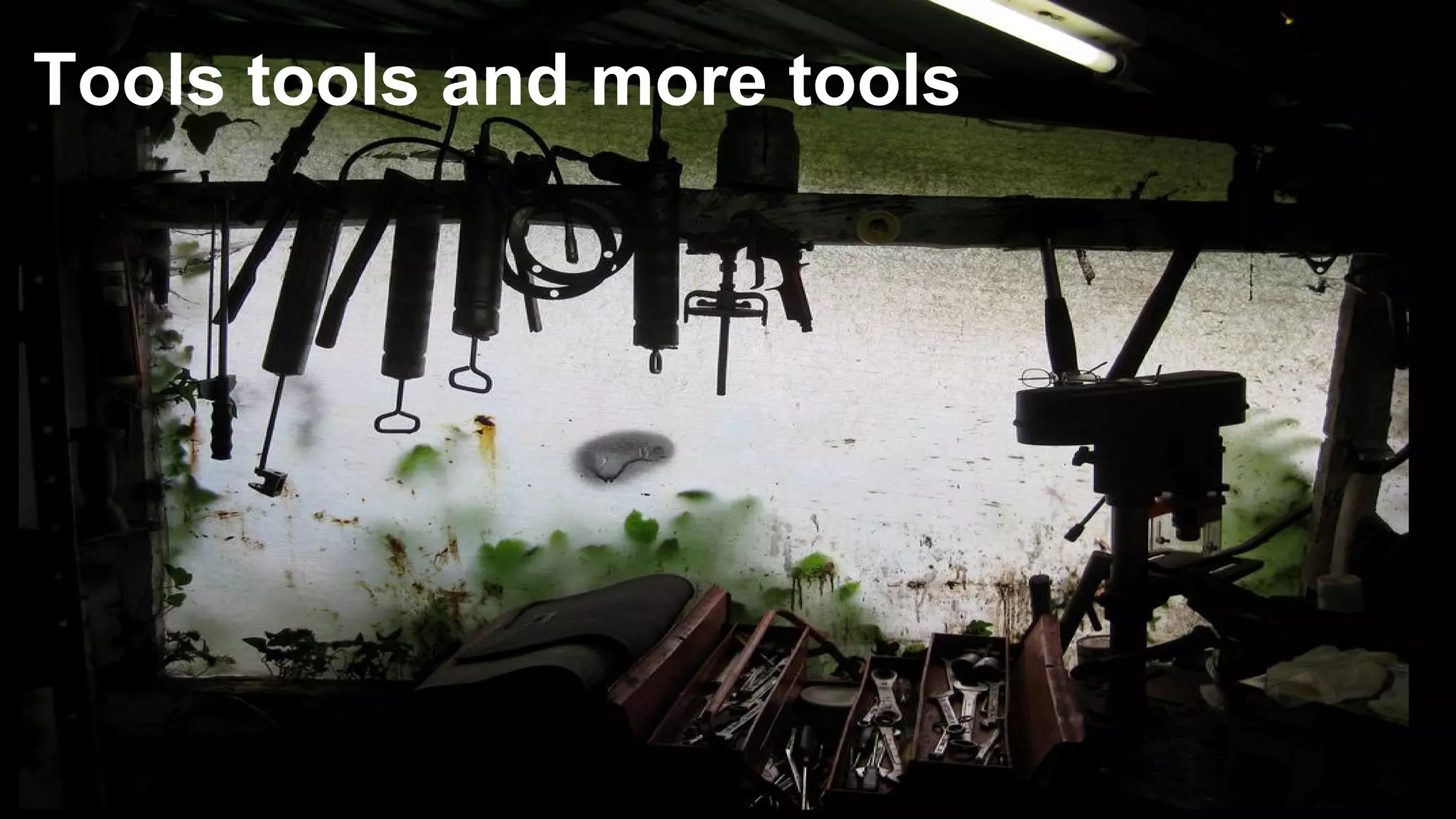Tools tools and more tools

 