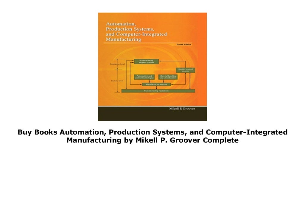 Buy Books Automation, Production Systems, and Computer-Integrated