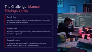 Repeatable Testing Automation-Testing plays a crucial role in accelerating software ...