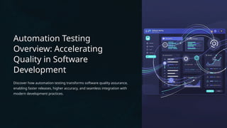 Automation Testing Overview Why It Matters in Modern Software ...