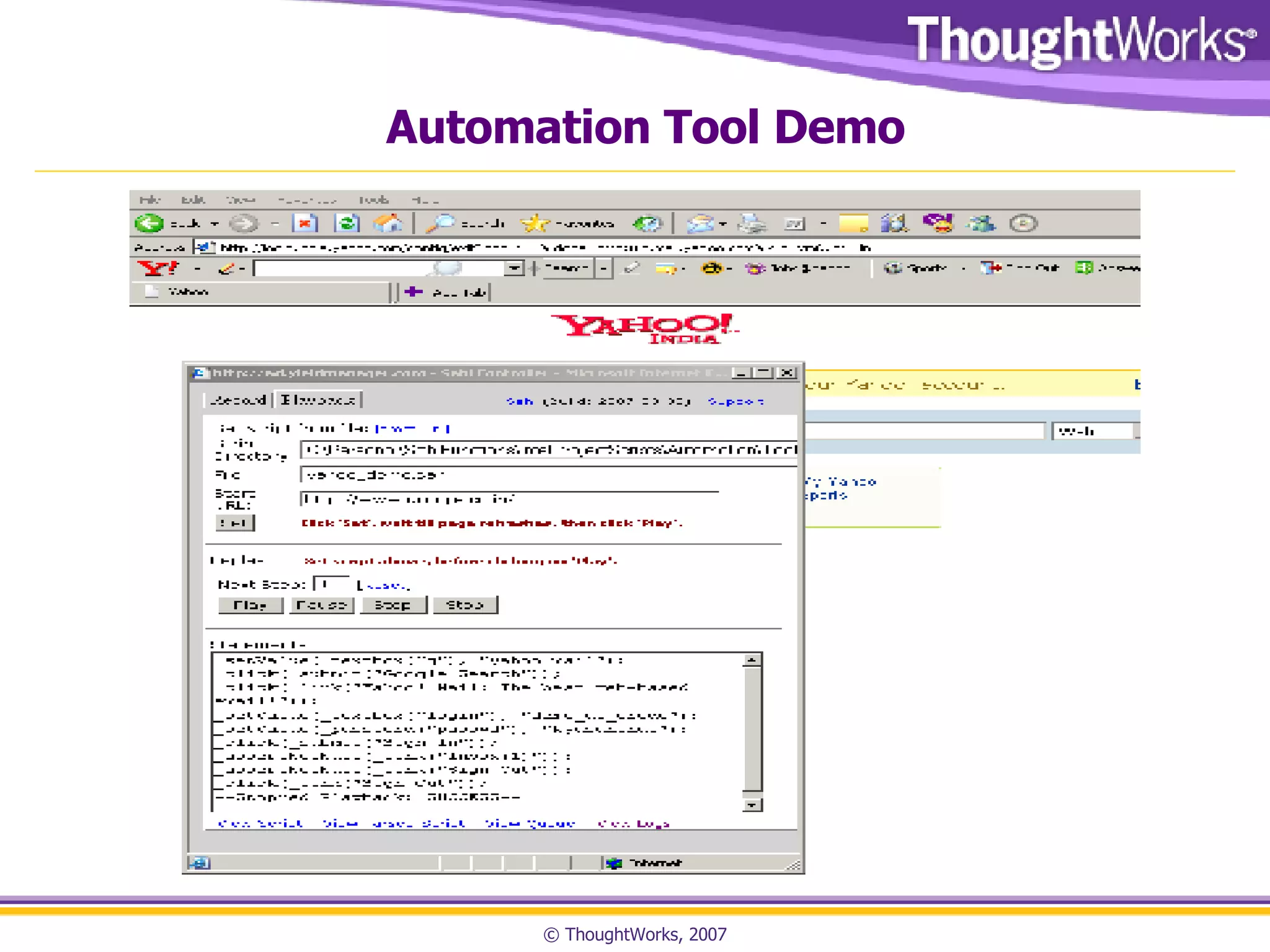 Automation Tool Demo
