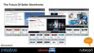 The Future Of Seller Storefronts 
#thinkAdU 
 