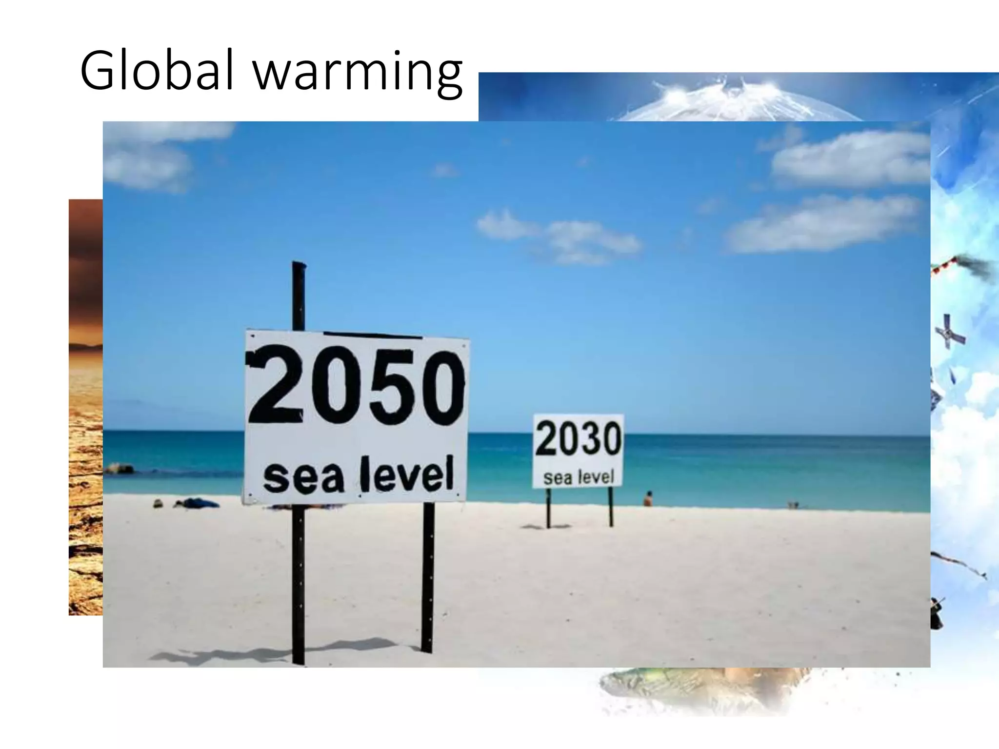 Global warming
 