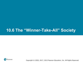 Copyright © 2020, 2017, 2015 Pearson Education, Inc. All Rights Reserved
10.6 The “Winner-Take-All” Society
 