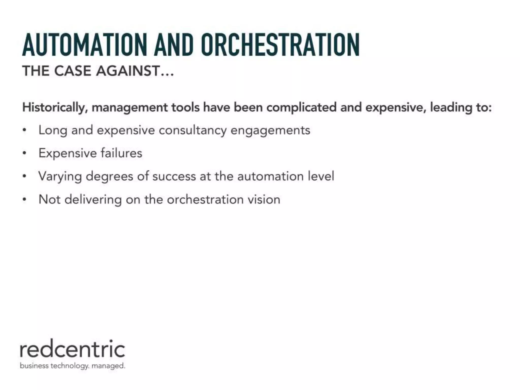 Using Automation and Orchestration in IT service provision