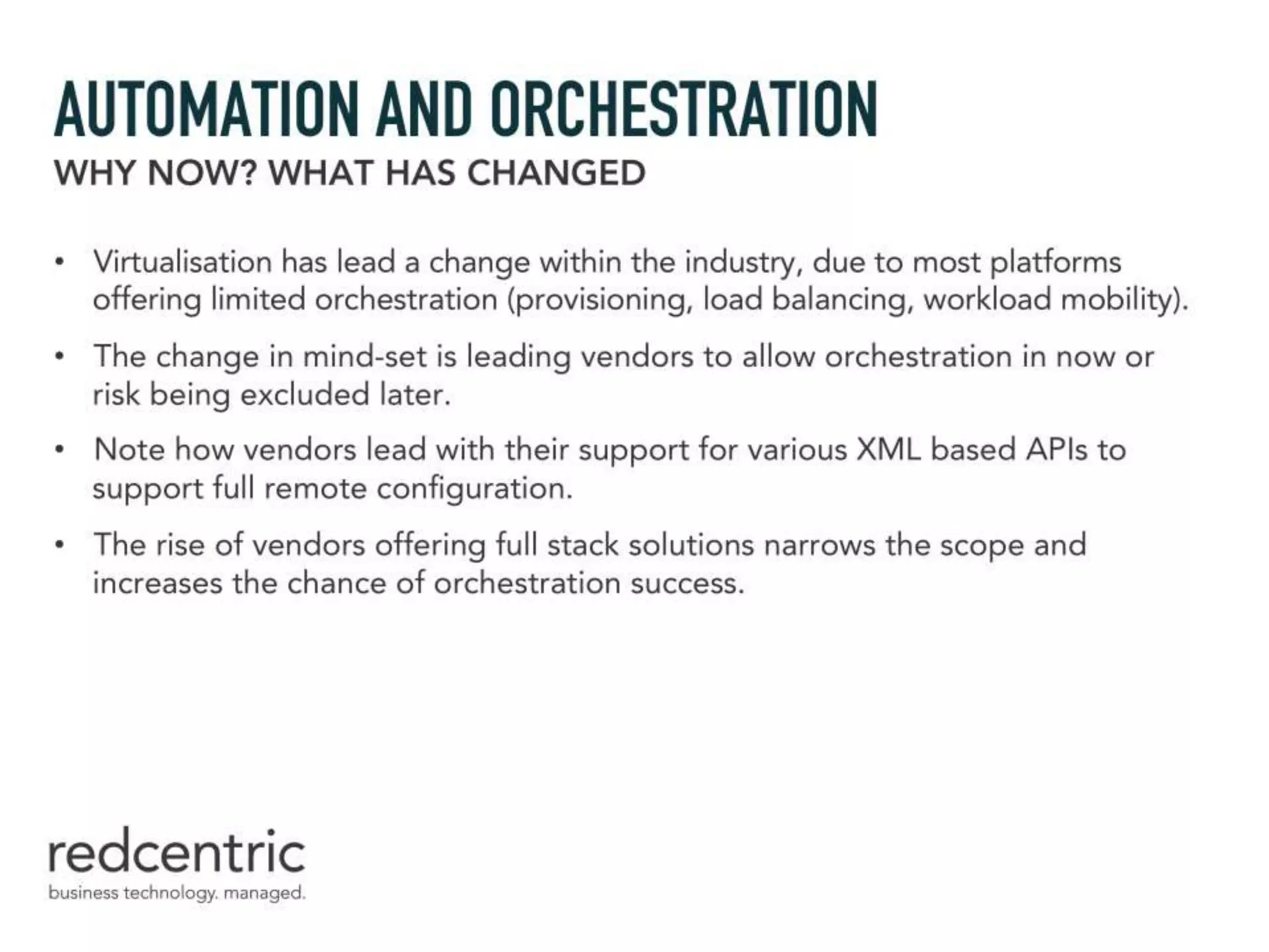 Using Automation and Orchestration in IT service provision
