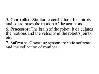 Automation and robotics