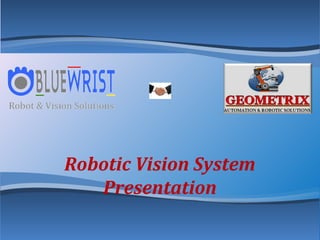 Robotic Vision System
   Presentation
 
